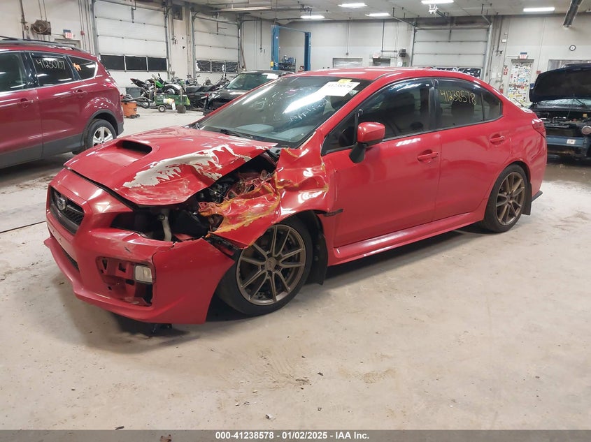 2016 SUBARU WRX VIN: JF1VA1B68G9832126