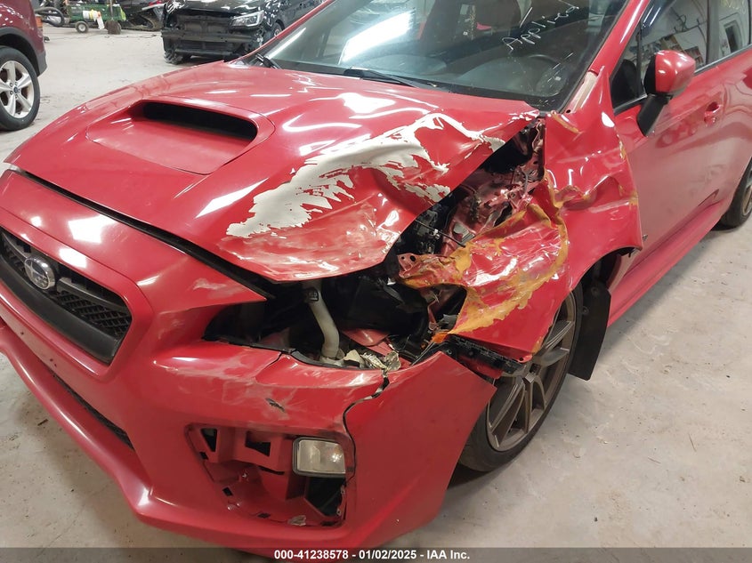 2016 SUBARU WRX VIN: JF1VA1B68G9832126