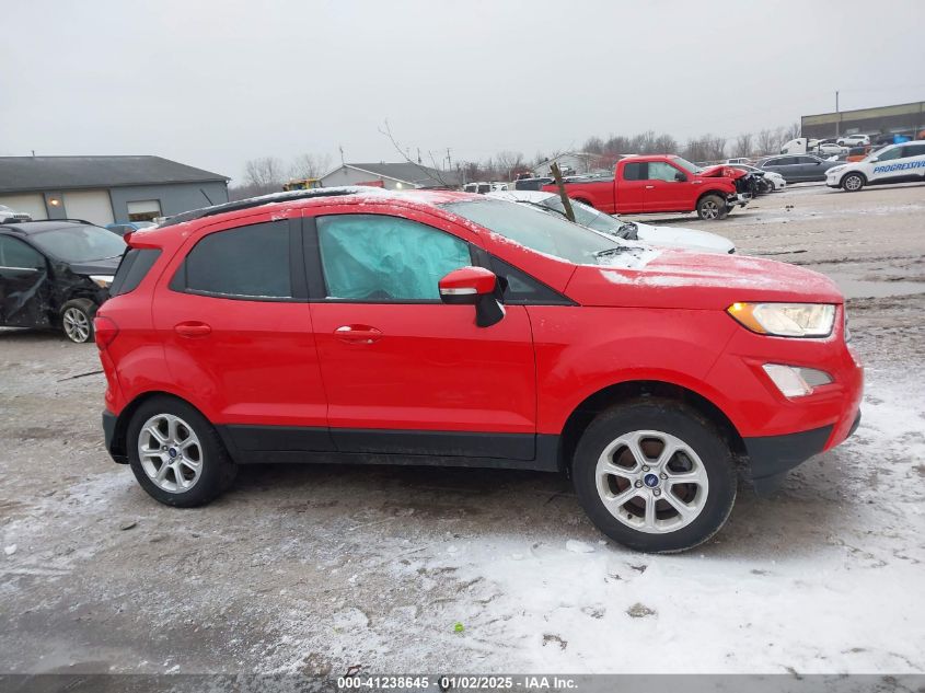 2022 Ford Ecosport Se VIN: MAJ6S3GL2NC463856 Lot: 41238645