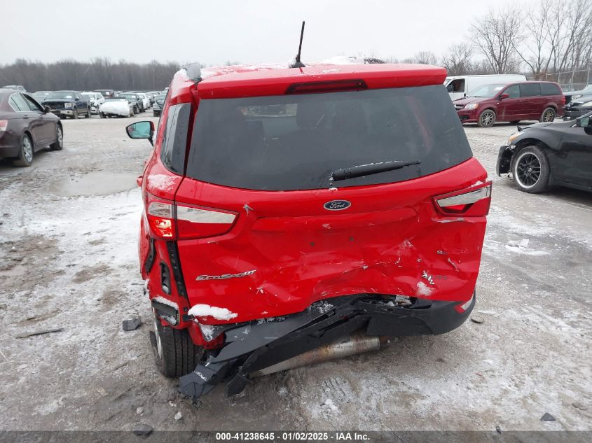 2022 Ford Ecosport Se VIN: MAJ6S3GL2NC463856 Lot: 41238645