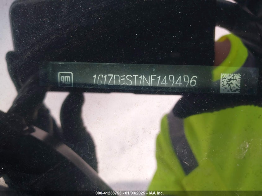 2022 CHEVROLET MALIBU FWD LT - 1G1ZD5ST1NF149496