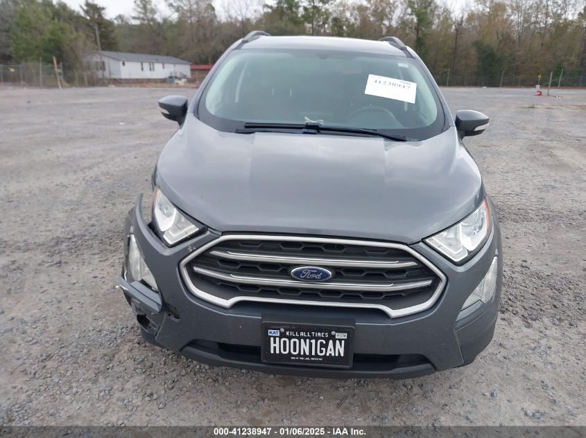 2018 Ford Ecosport Se VIN: MAJ6P1UL8JC191334 Lot: 41238947