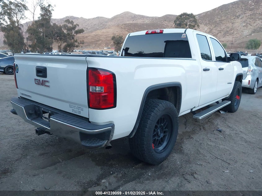2016 GMC SIERRA 1500 VIN: 1GTR1LEC8GZ389274
