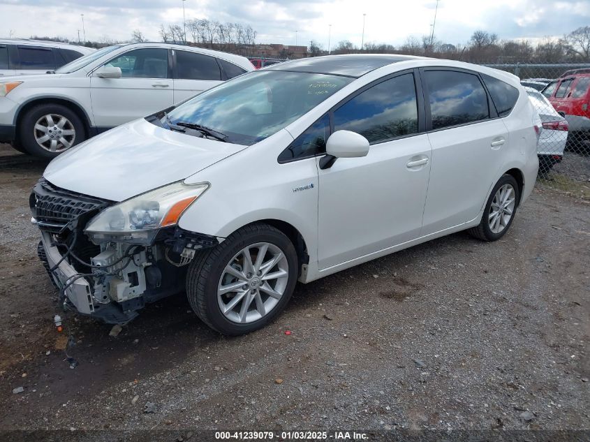 VIN JTDZN3EU0D3204176 2013 Toyota Prius, V Five no.2