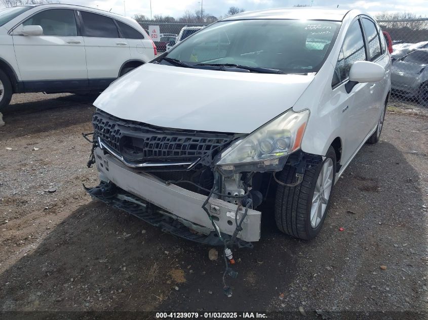 VIN JTDZN3EU0D3204176 2013 Toyota Prius, V Five no.6