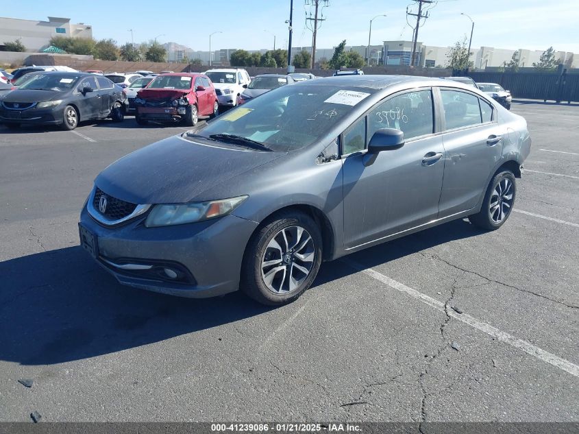 VIN 19XFB2F97DE203616 2013 Honda Civic, Ex-L no.2