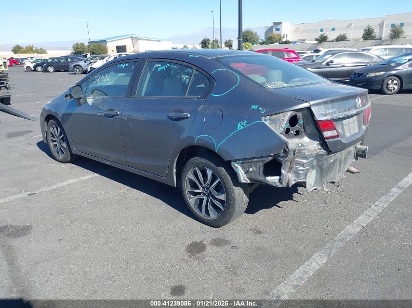 VIN 19XFB2F97DE203616 2013 Honda Civic, Ex-L no.3