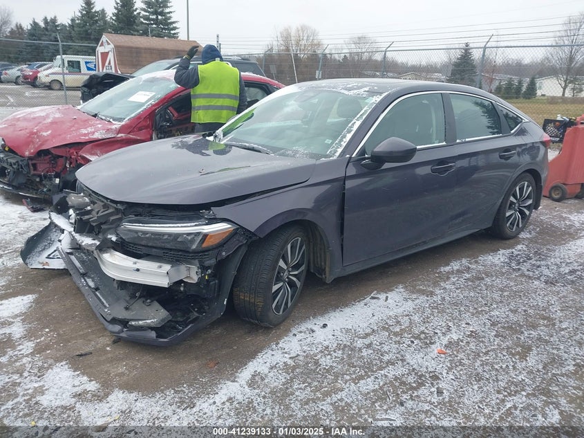 2022 HONDA CIVIC VIN: 19XFL1H71NE014559