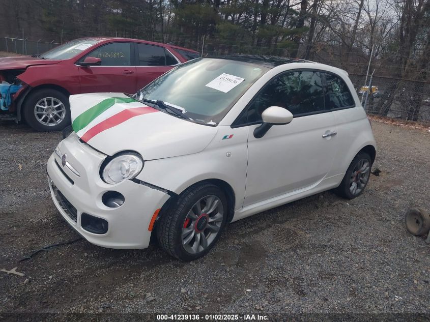 2015 Fiat 500 Sport VIN: 3C3CFFBR8FT500210 Lot: 41239136