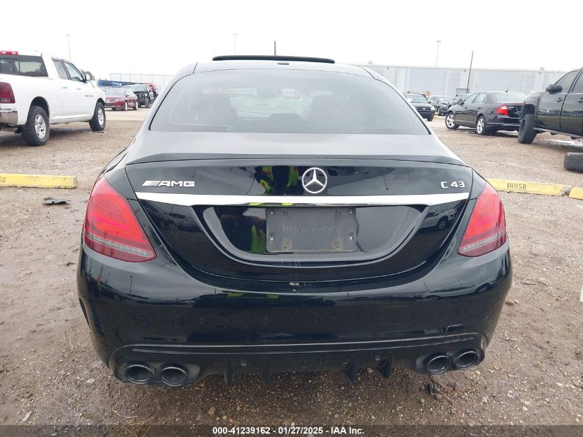 2019 Mercedes-Benz Amg C 43 4Matic VIN: 55SWF6EB5KU287991 Lot: 41239162
