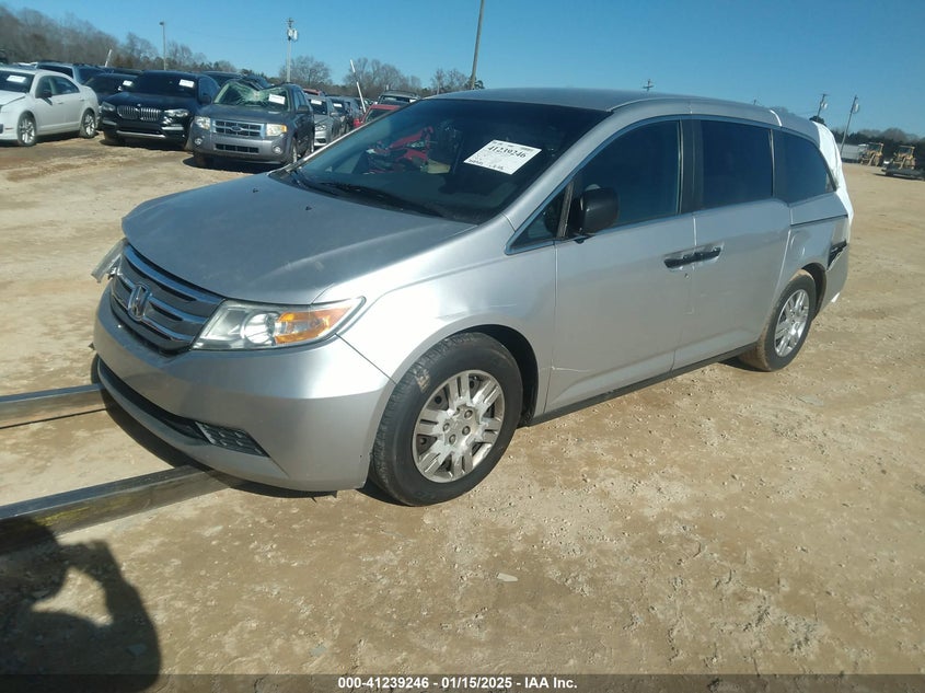 Vin: 5fnrl5h26db054217, lot: 41729580, honda odyssey lx 20132