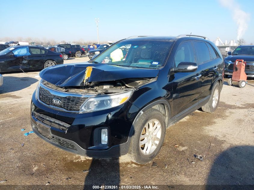 2014 Kia Sorento Lx VIN: 5XYKT4A65EG452392 Lot: 41239261