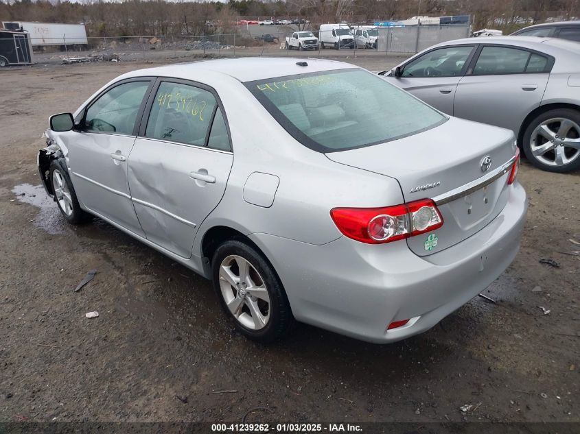 VIN 2T1BU4EEXDC029168 2013 Toyota Corolla, LE no.3