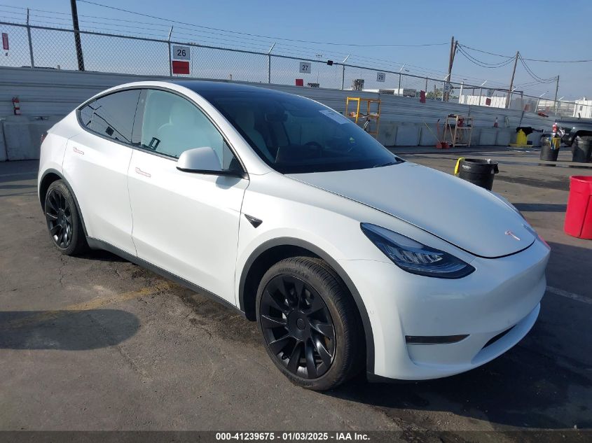 2020 TESLA MODEL Y LONG RANGE DUAL MOTOR ALL-WHEEL DRIVE - 5YJYGDEE1LF059008