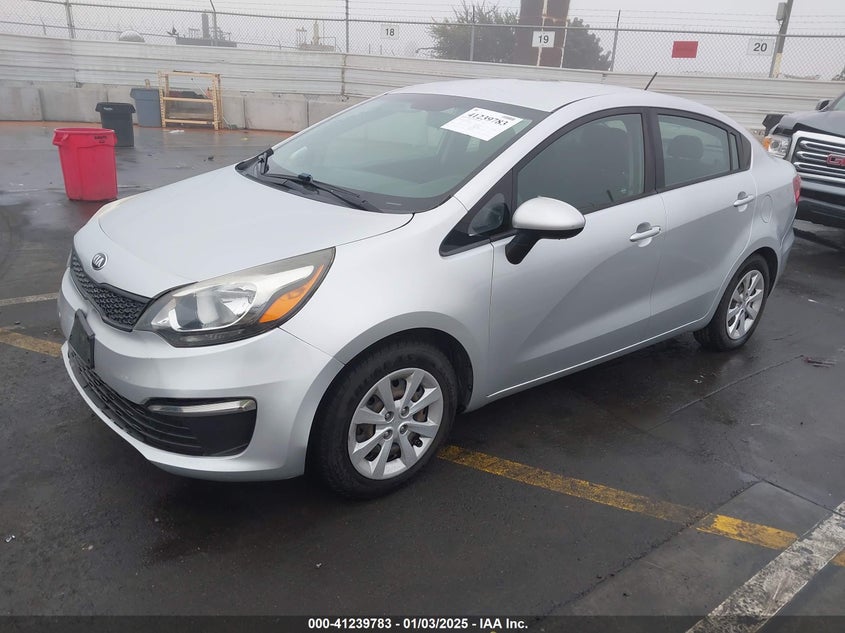 Vin: knadm4a35h6048282, lot: 41730117, kia rio lx 20172