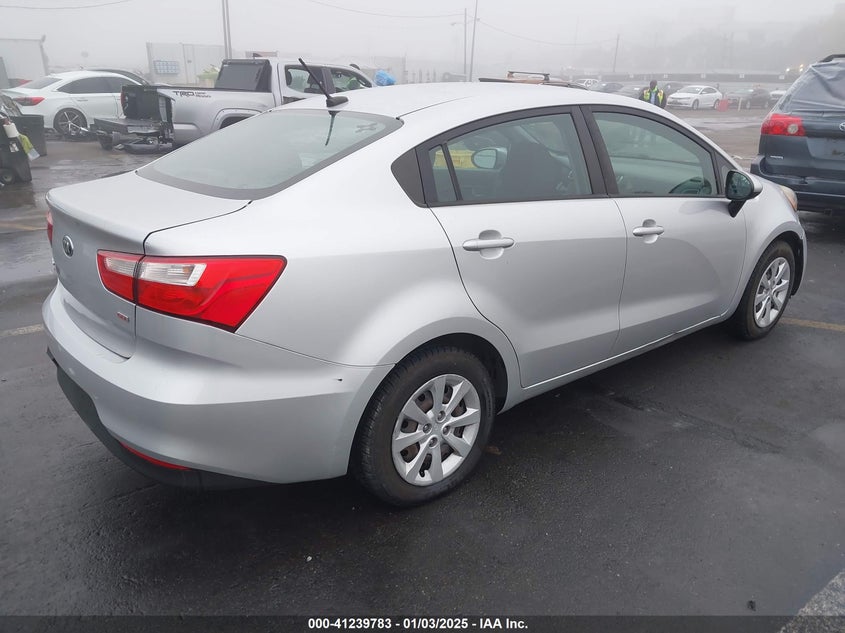 Vin: knadm4a35h6048282, lot: 41730117, kia rio lx 20174