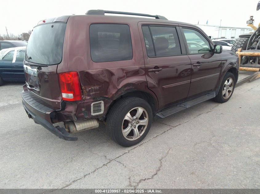 Vin: 5fnyf3h46cb039269, lot: 41730290, honda pilot ex 20124