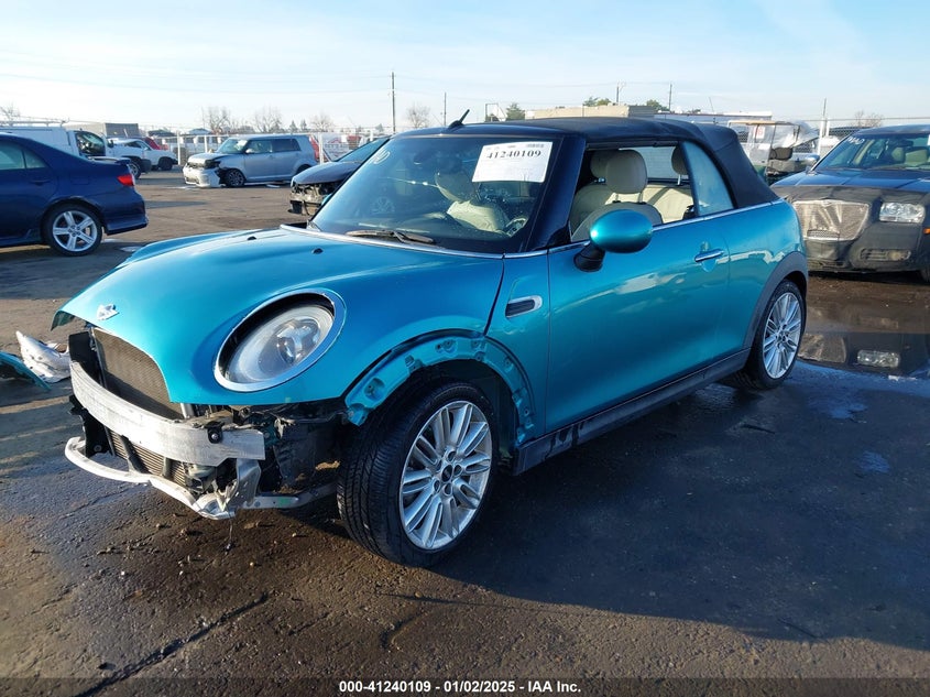 Vin: wmwwg5c50g3c19656, lot: 41730443, mini convertible cooper 20162