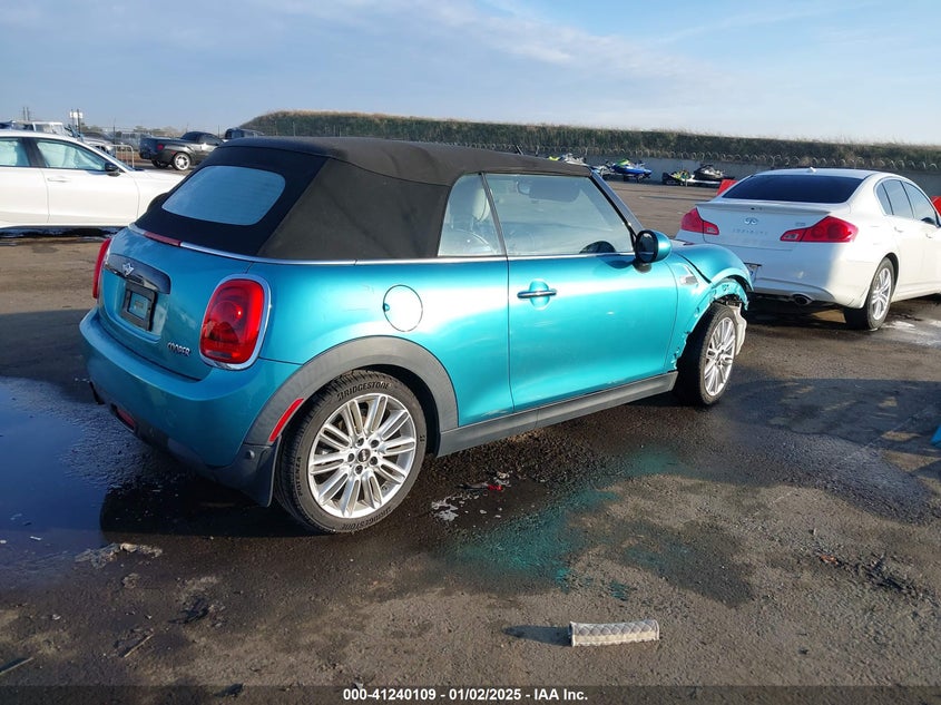 Vin: wmwwg5c50g3c19656, lot: 41730443, mini convertible cooper 20164