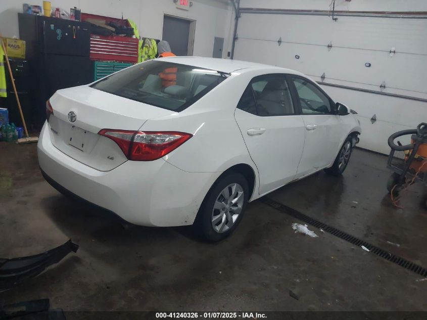 VIN 2T1BURHEXEC064836 2014 Toyota Corolla, LE no.4