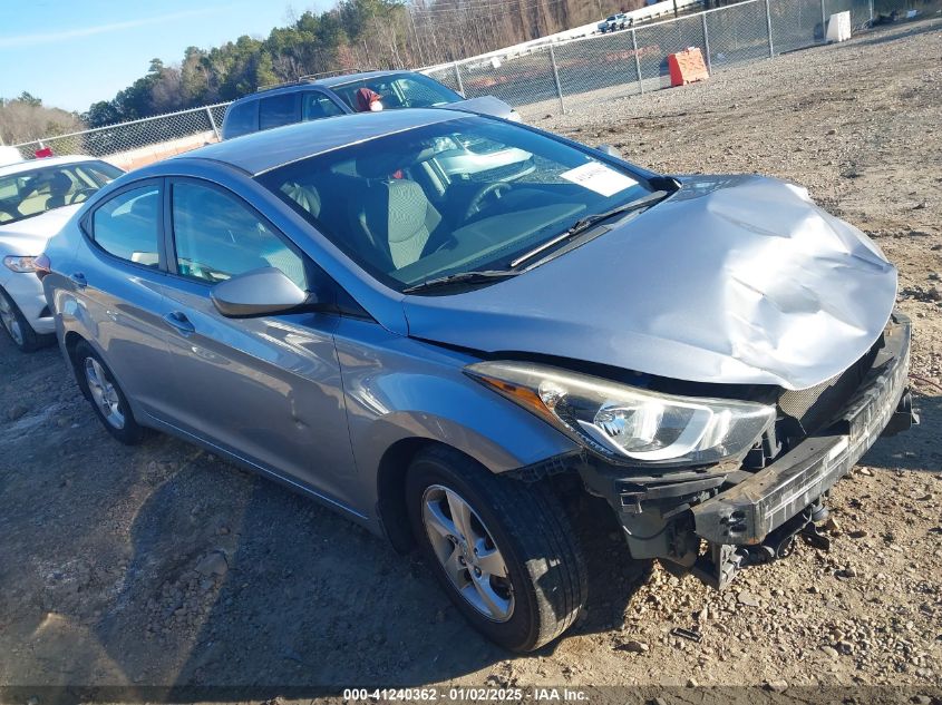 VIN 5NPDH4AE6FH618463 2015 Hyundai Elantra, SE no.1