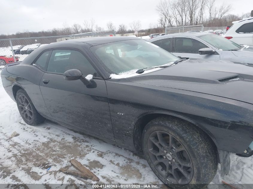 VIN 2C3CDZGG3JH166166 2018 Dodge Challenger, Gt Awd no.14