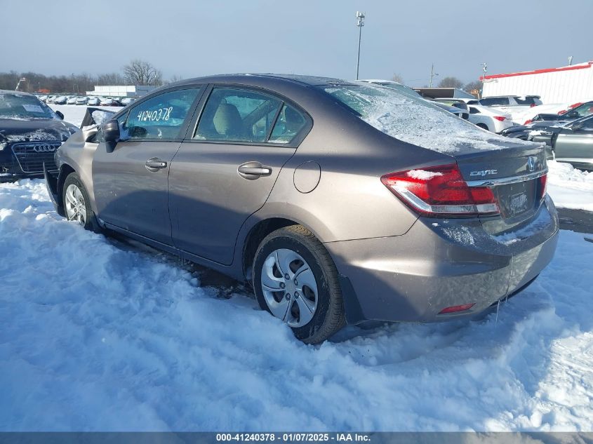 VIN 19XFB2F59FE117224 2015 Honda Civic, LX no.3