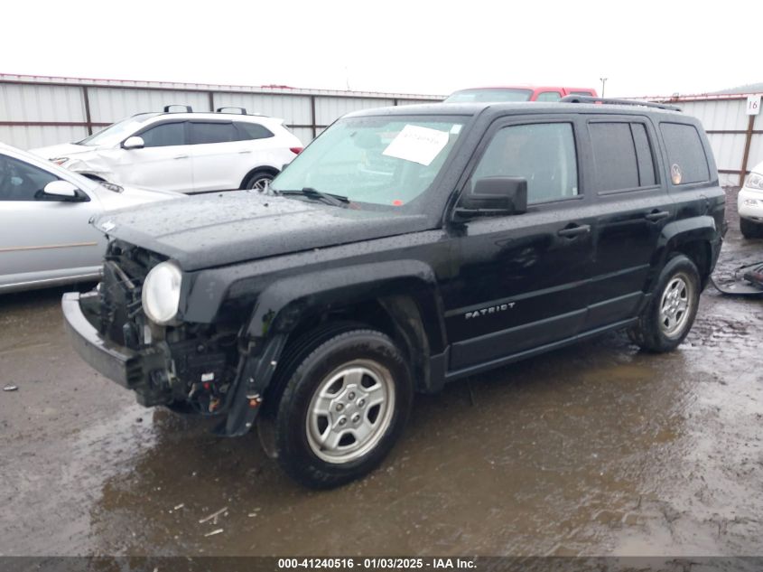 VIN 1C4NJPBB8HD161744 2017 Jeep Patriot, Sport Fwd no.2