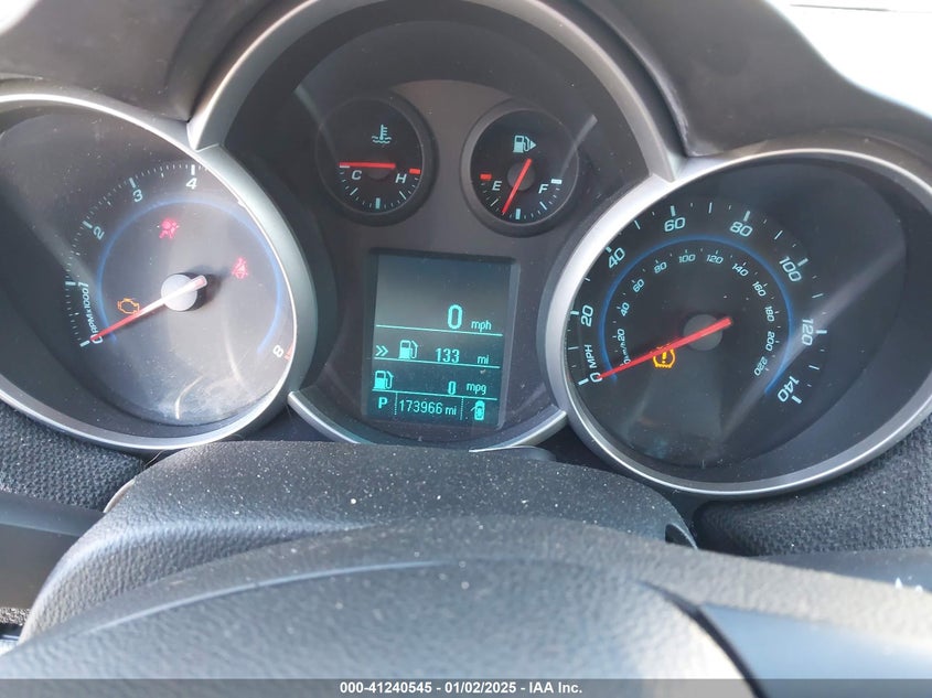 2012 CHEVROLET CRUZE VIN: 1G1PG5SC7C7139156
