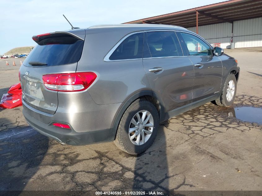 VIN 5XYPGDA53HG331849 2017 KIA Sorento, 3.3L Lx no.4