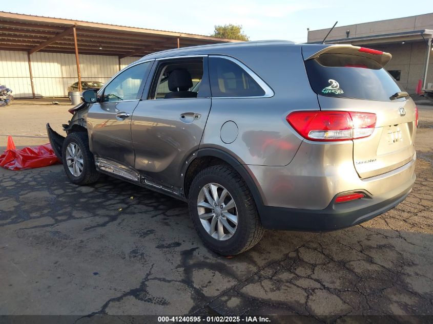 VIN 5XYPGDA53HG331849 2017 KIA Sorento, 3.3L Lx no.3