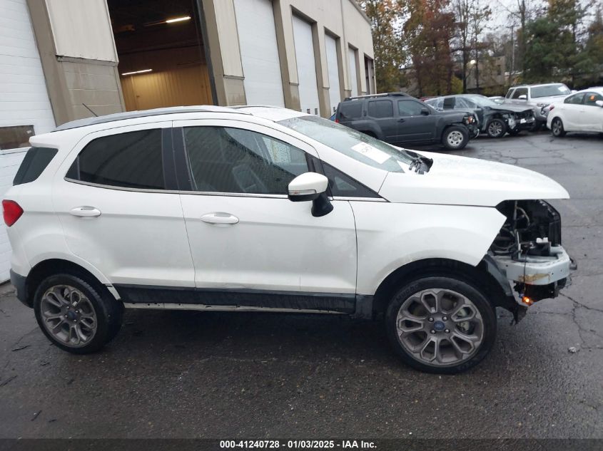 2020 Ford Ecosport Titanium VIN: MAJ6S3KL1LC359640 Lot: 41240728