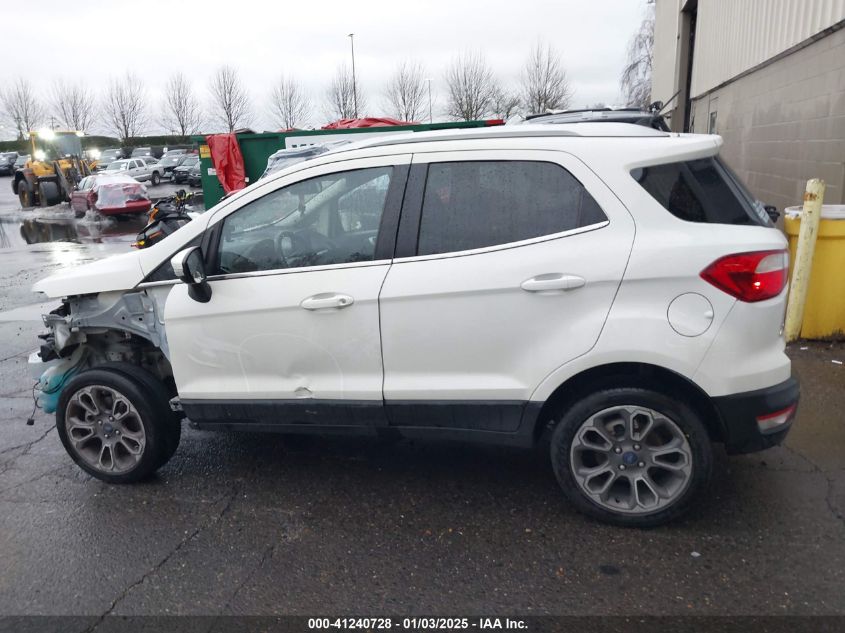 2020 Ford Ecosport Titanium VIN: MAJ6S3KL1LC359640 Lot: 41240728