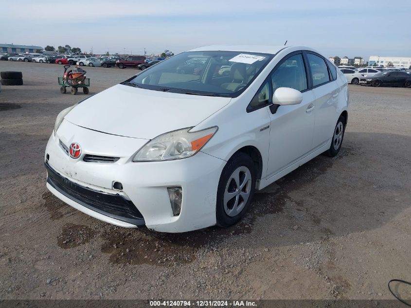 VIN JTDKN3DUXE1773276 2014 Toyota Prius, Two no.2