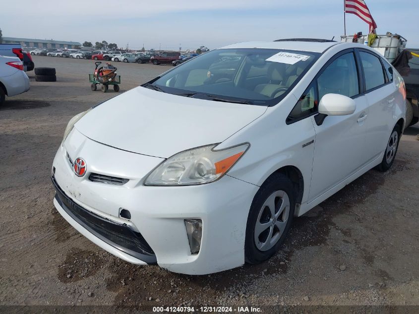 VIN JTDKN3DUXE1773276 2014 Toyota Prius, Two no.6