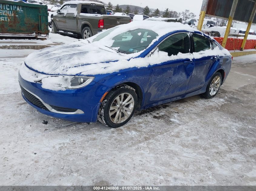 VIN 1C3CCCAB6GN113958 2016 Chrysler 200, Limited no.2