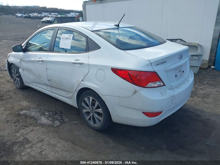 VIN KMHCT4AE2HU271244 2017 Hyundai Accent, Value Ed... no.3