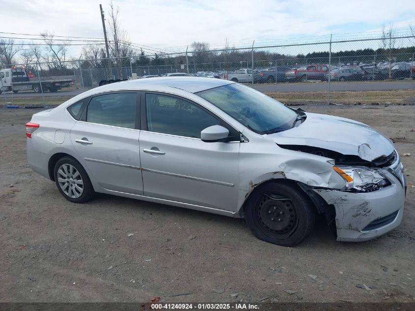 VIN 3N1AB7AP1EL690714 2014 Nissan Sentra, S no.13