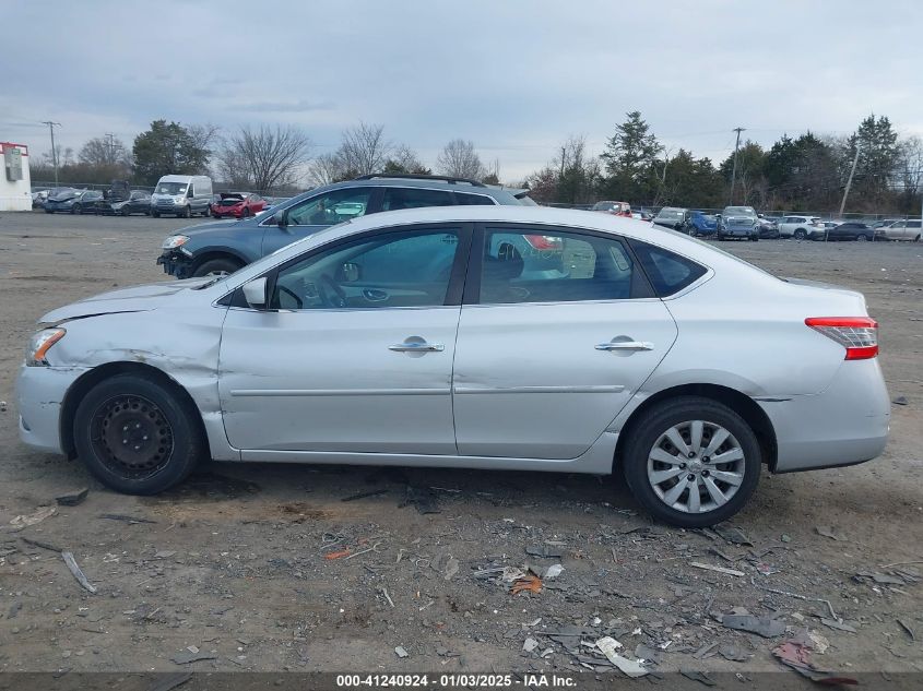 VIN 3N1AB7AP1EL690714 2014 Nissan Sentra, S no.14