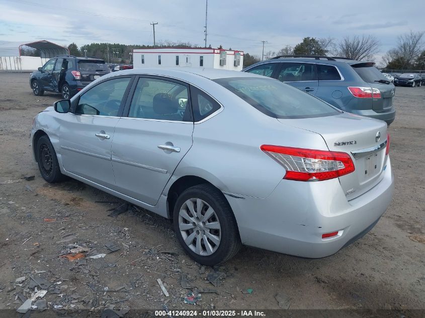 VIN 3N1AB7AP1EL690714 2014 Nissan Sentra, S no.3