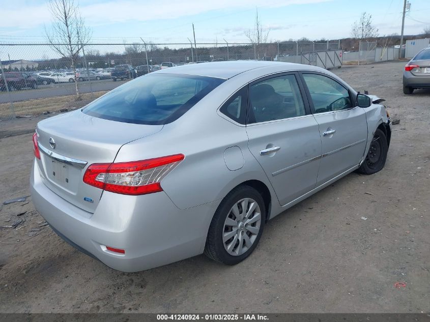 VIN 3N1AB7AP1EL690714 2014 Nissan Sentra, S no.4