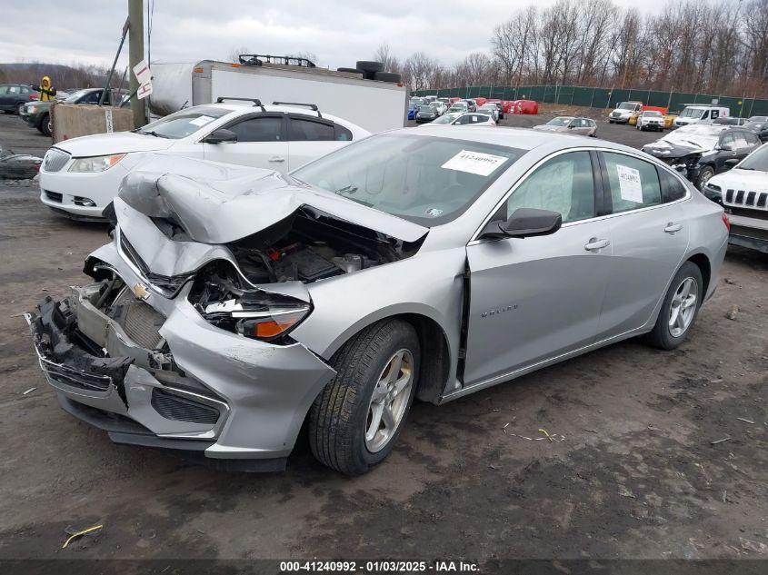 VIN 1G1ZB5ST6HF226552 2017 Chevrolet Malibu, LS no.2