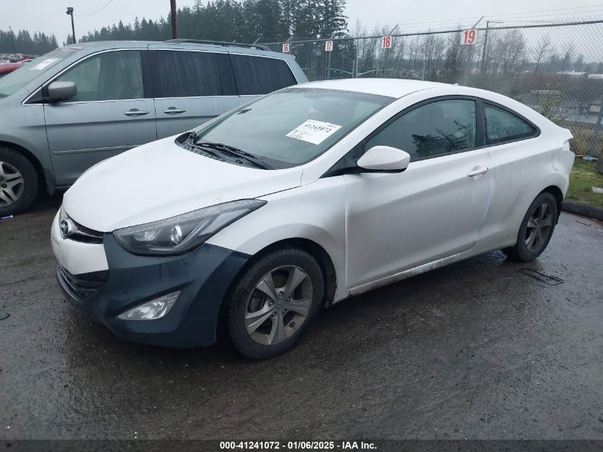 VIN KMHDH6AE1DU004432 2013 HYUNDAI ELANTRA no.2