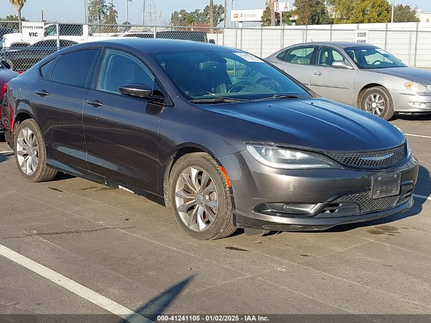 VIN 1C3CCCBB8FN619367 2015 Chrysler 200, S no.1