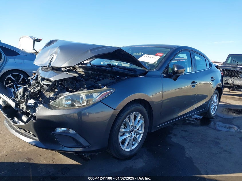 2016 MAZDA MAZDA3 VIN: JM1BM1U75G1310868