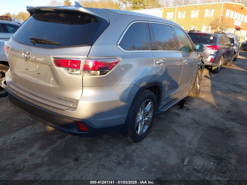 VIN 5TDDKRFH9ES007577 2014 Toyota Highlander, Limit... no.4