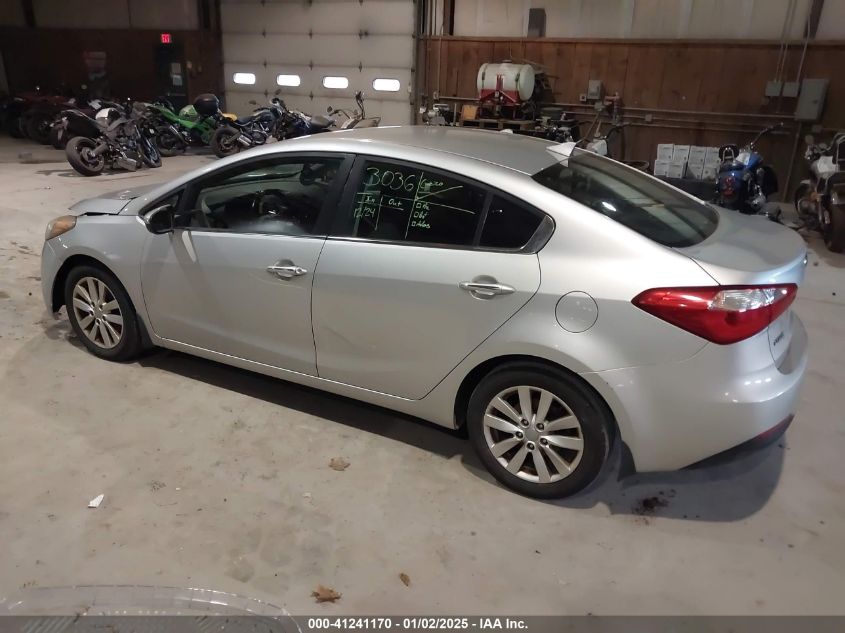 VIN KNAFX4A86E5097603 2014 KIA Forte, EX no.3