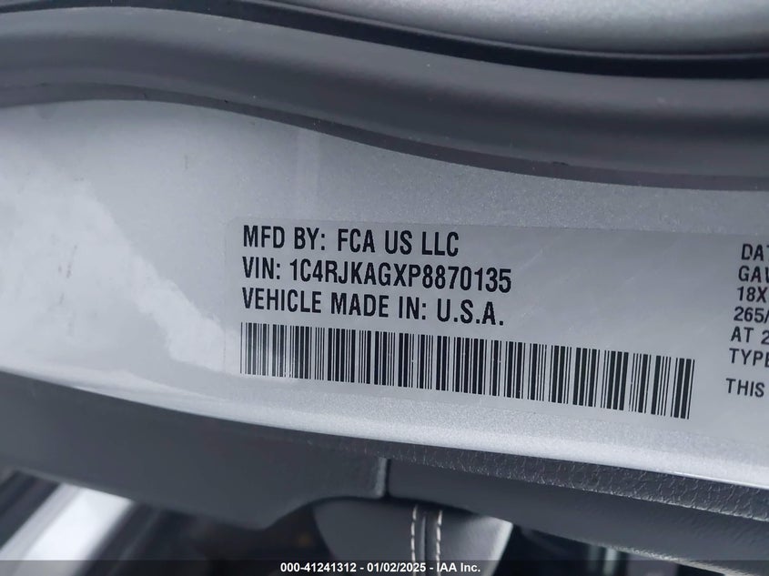 2023 JEEP GRAND CHEROKEE L LAREDO 4X4 - 1C4RJKAGXP8870135