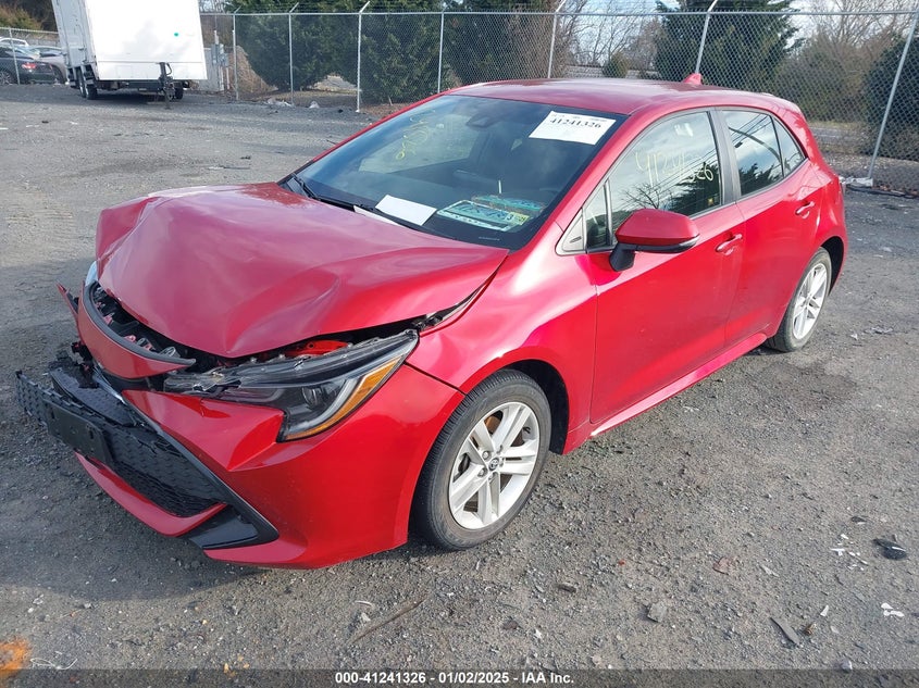 VIN JTND4MBE4M3118803 2021 TOYOTA COROLLA SE