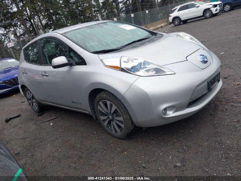 VIN 1N4AZ0CP2FC311848 2015 Nissan Leaf, SL no.1